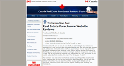 Desktop Screenshot of foreclosures-gov.ca