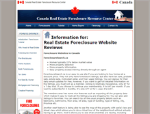 Tablet Screenshot of foreclosures-gov.ca